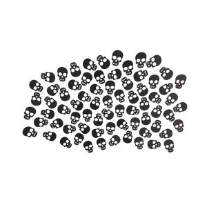 Strooideco skulls zwart hout 85 gram